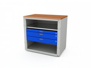 Шкаф для инструментов MODUL 1/2 XL 04 со сплошными дверями