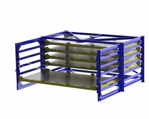 Стеллаж для листового материала STEELOR.G1 3000х1500