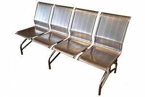 Секция стульев «Круиз» жесткая 4-х местная