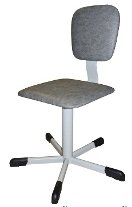 Стул винтовой со спинкой сложной формы СтЛК-02