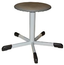 Табурет винтовой лабораторный с винтовыми опорами